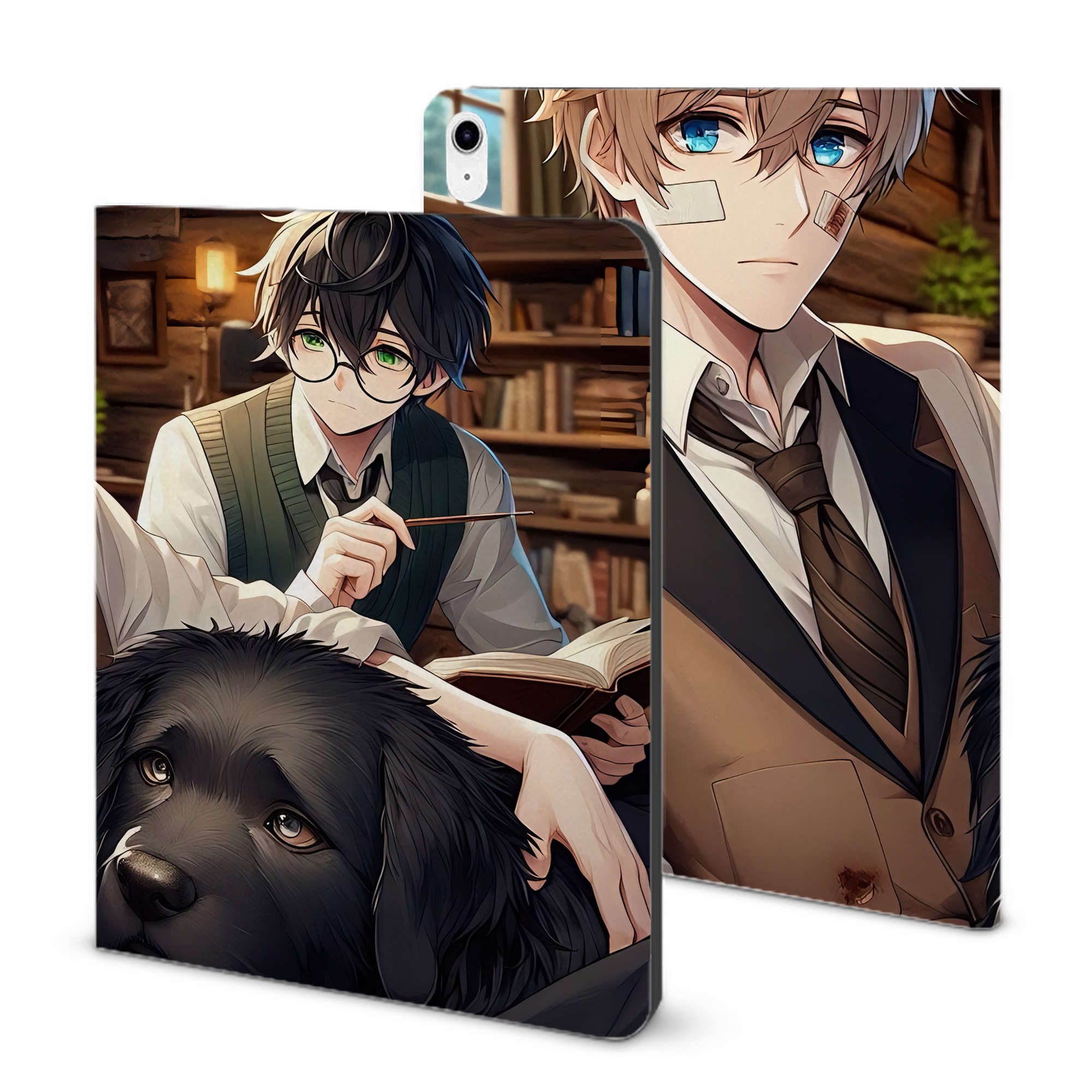 （画像用） Harry Potter ハリー・ポッターシリーズ IPad ケース ブック型 PUレザー TPU 耐衝撃 軽量 薄型 ペン収納なし 全面保護 IPad 各モデル対応